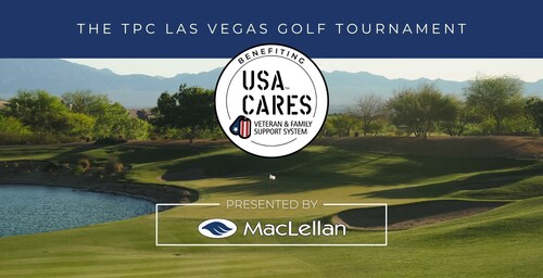The 2026 TPC Las Vegas Golf Tournament benefiting USA Cares will take place March 2, 2026 at TPC Las Vegas and is presented by MacLellan Integrated Services.