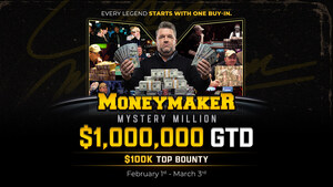 ACR Poker And Chris Moneymaker Bring Back $1 Million Guaranteed 'Moneymaker Mystery Million' Tournament This February
