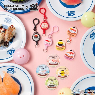 Hello Kitty® and Friends x Kura Sushi Bikkura Pon Series 3 Capsule Prize Collection