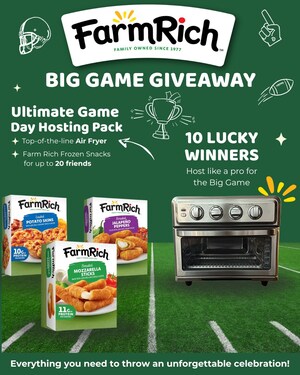 Farm Rich Teams Up with Football Insider Laura Rutledge to Help Fans Host the Ultimate Big Game Watch Party