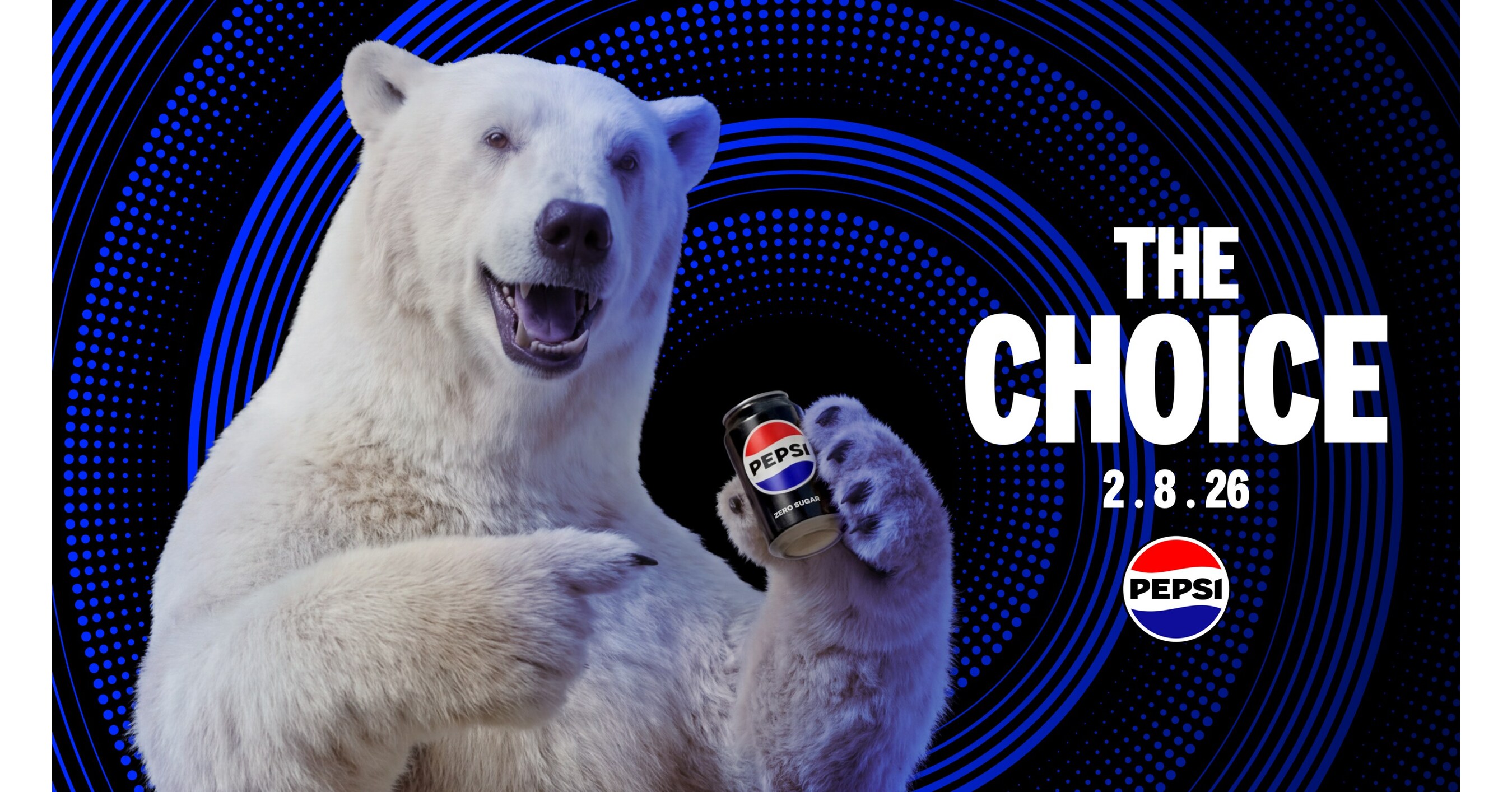 PEPSI® CONFRONTS A DECADES-LONG COLA RIVALRY IN SUPER BOWL LX SPOT AS A  POLAR BEAR DISCOVERS HIS TRUE LOVE OF PEPSI IN A BLIND TASTE TEST