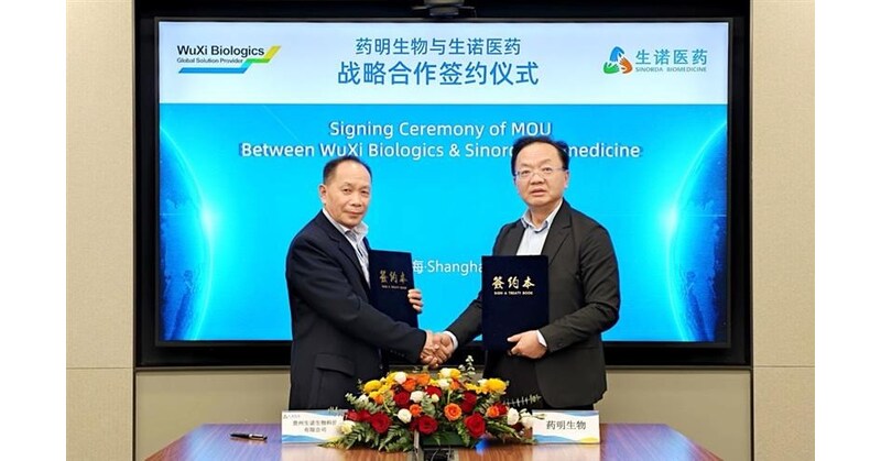 WuXi Biologics and Sinorda Biomedicine Enter Strategic Collaboration to Accelerate Development and Manufacturing of Innovative Bispecific Antibody