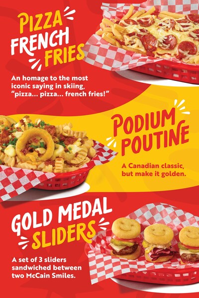 McCain FryDay Fanzone Menu Items (CNW Group/McCain Foods)