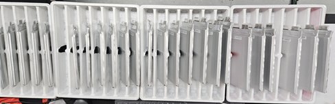 Image: 48 Prototype Pouch-Format NBM Drone Cells Manufactured for Live Field Tests (CNW Group/NEO Battery Materials Ltd.) Image: 48 Prototype Pouch-Format NBM Drone Cells Manufactured for Live Field Tests (CNW Group/NEO Battery Materials Ltd.)