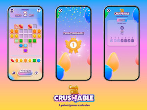 Candy Crush Launches Crushable, a New Game Designed for Everyday Play, Exclusively on Yahoo Games