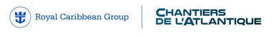 Royal Caribbean Group and Chantiers de l'Atlantique (CdA) logo lockup
