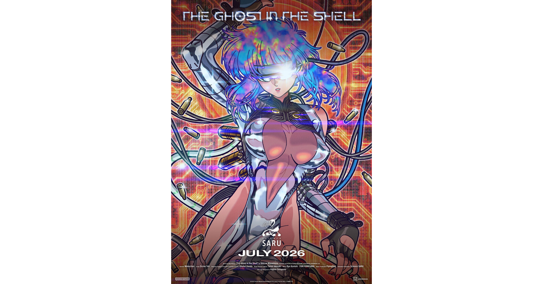 The Legendary Cyberpunk Saga Returns: All-New TV Series "THE GHOST IN THE SHELL" Premieres July 2026