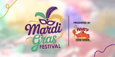 Angry Crab Shack's Mardi Gras Festival to feature a full-day celebration of food, music, and community impact, taking place on Saturday, Feb. 7, 2026.