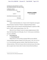 NY Federal Judge Opinion Order