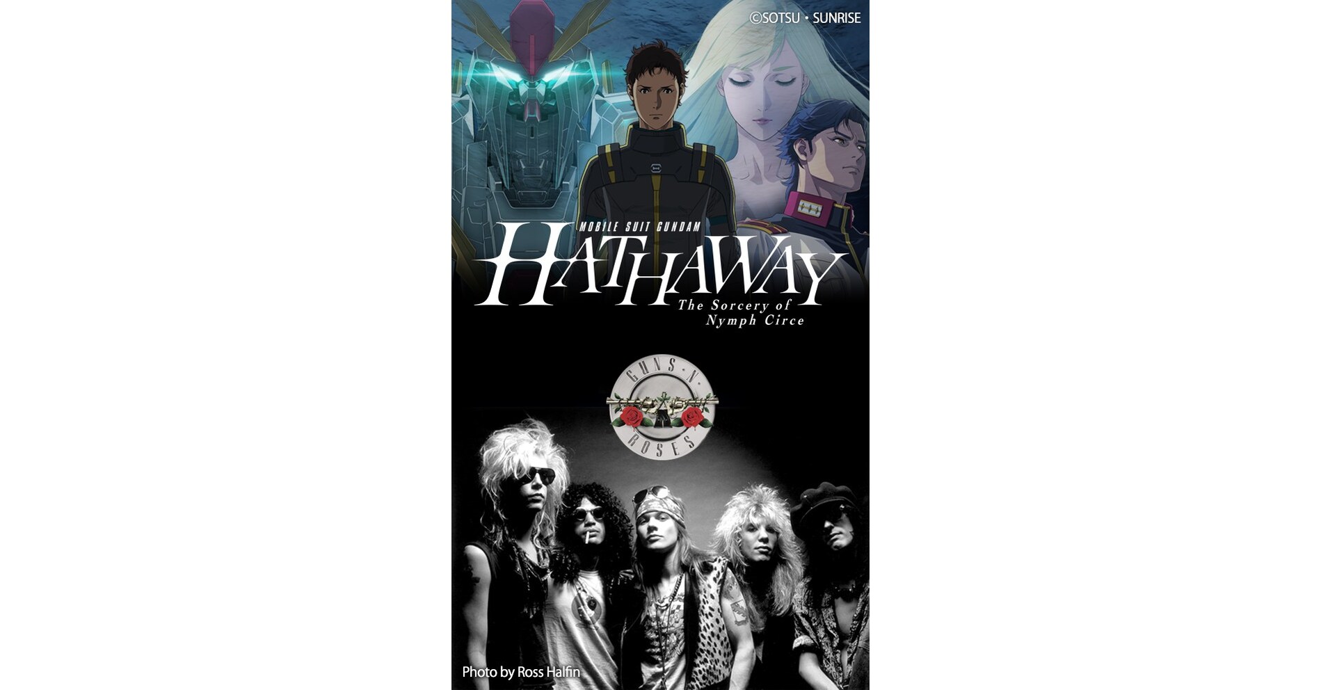 "Sweet Child O' Mine" by Guns N' Roses Revealed as Ending Theme for MOBILE SUIT GUNDAM HATHAWAY The Sorcery of Nymph Circe