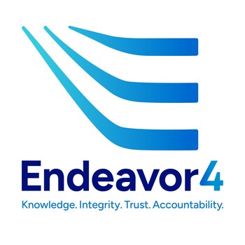 Endeavour4 - Square Logo with 4 core values