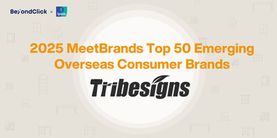 Tribesigns Awarded as MeetBrands Top 50 Emerging Overseas Consumer Brands by BeyondClick and Ipsos
