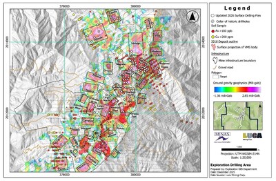 Figure 8: Exploration Targets and Proposed Drill Plan at the Campo Morado Project. (CNW Group/Luca Mining Corp.) Figure 8: Exploration Targets and Proposed Drill Plan at the Campo Morado Project. (CNW Group/Luca Mining Corp.)