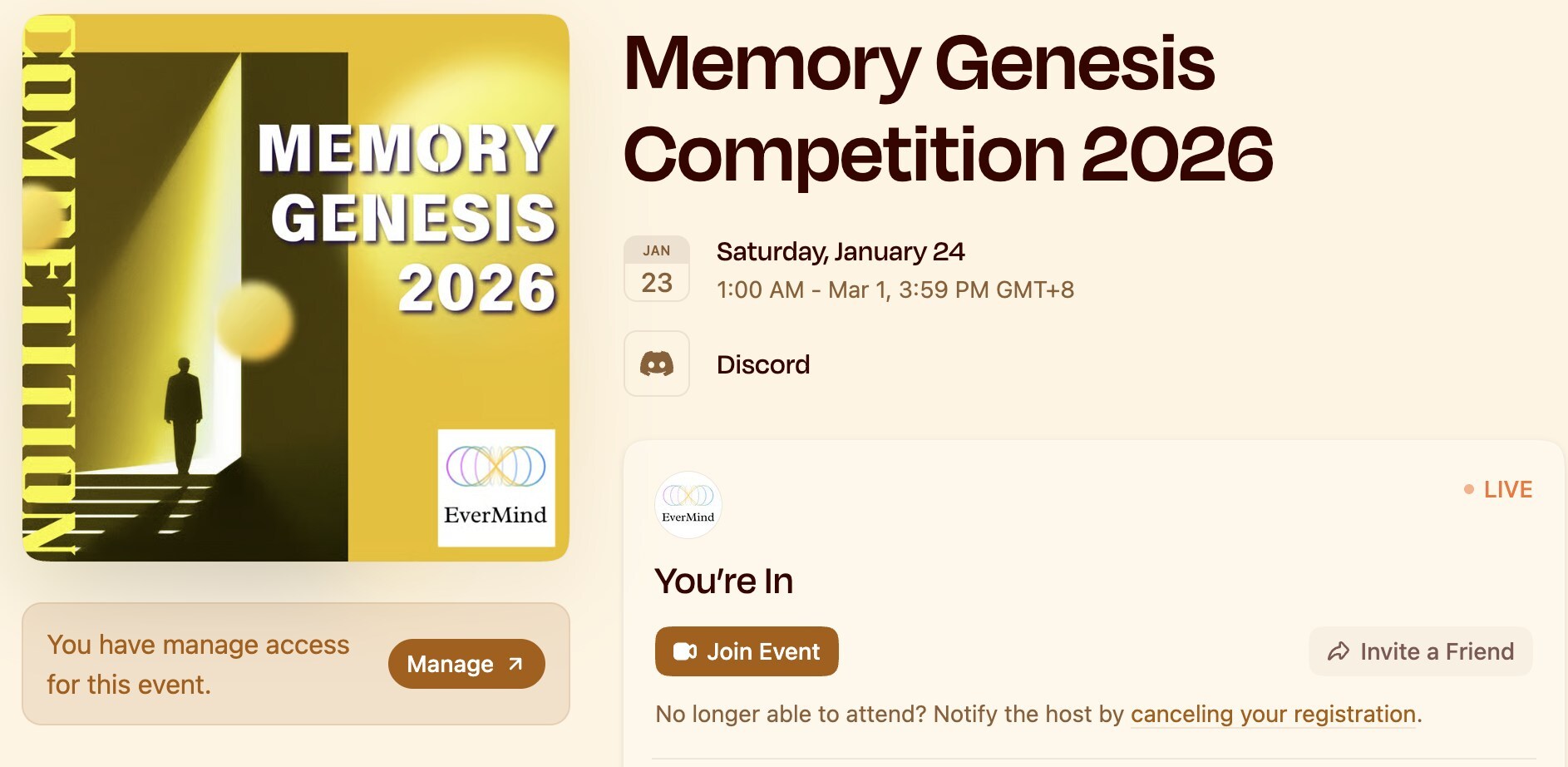 End the Agentic Amnesia: EverMind Launches EverMemOS Cloud and Kicks Off "Memory Genesis 2026" Global Developer Hackathon Supported by OpenAI
