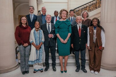A delegation of persons affected by leprosy from Brazil, India, and Indonesia, together with other stakeholders, participated in a roundtable audience with Her Majesty Queen Mathilde of the Belgians © Palais Royal/Koninklijk Paleis – Loan Silvestre
