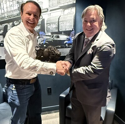 Hunter Nation Founder, Keith Mark with Louisiana Governor Jeff Landry