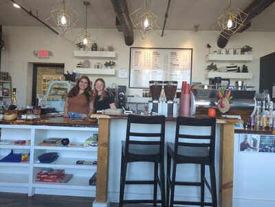 Counter inside The Village Brew coffeehouse in Piketon, Ohio, which celebrated its 5th anniversary in January 2026.