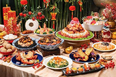 The Grand Buffet will host festive food stations and the traditional “Lo Hei” prosperity toss. The Grand Buffet will host festive food stations and the traditional “Lo Hei” prosperity toss.