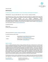 LUCARA FILES UPDATED FEASIBILITY STUDY FOR KAROWE UNDERGROUND PROJECT