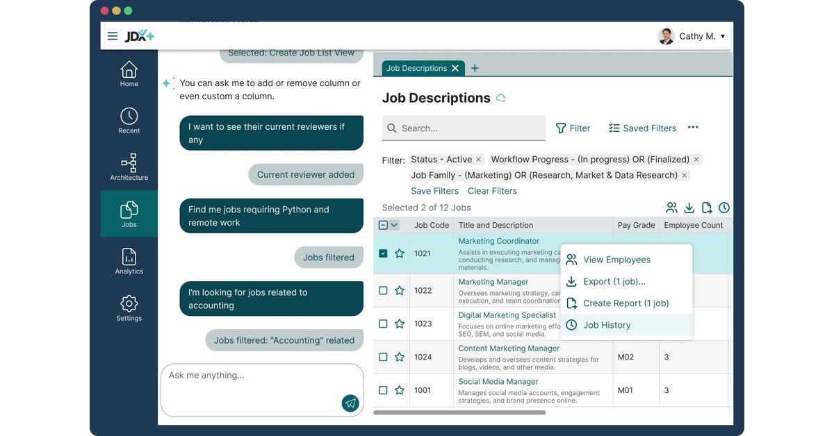 JDXpert Introduces JDX+, Bringing First-of-Its-Kind Job Architecture Builder and AI-Guided Governance to Enterprise Job Information