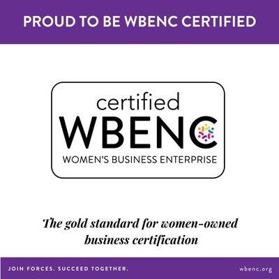 Proud to be WBENC Certified