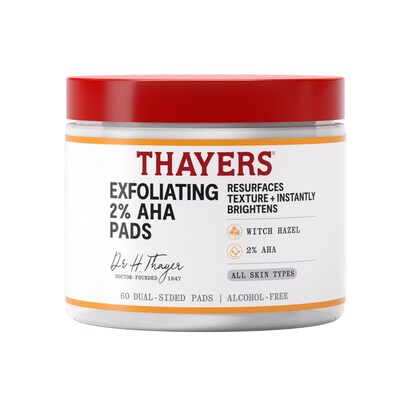Thayers Exfoliating 2% AHA Pads (CNW Group/THAYERS)