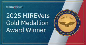 Riverside Research Earns 2025 HIREVets Gold Medallion for Excellence in Veteran Recruitment and Retention