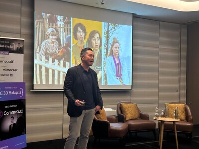 Niki Luhur, Founder and Group CEO of VIDA, during a session with CISOs in Malaysia highlighting the risks of AI-generated images being misused for fraud.