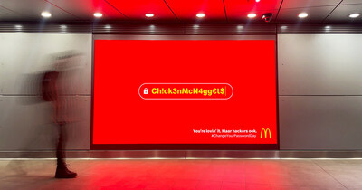 'bigmac' frequently used as a password, McDonald's draws attention to predictable logins (PRNewsfoto/McDonald's)