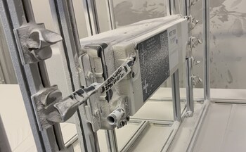 H55’s Battery Module Dust DO-160 Spray Test