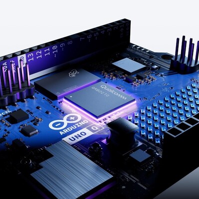 The Arduino® UNO Q development board, powered by Qualcomm Dragonwing™, provides startups with a scalable platform for developing and deploying edge AI solutions.
