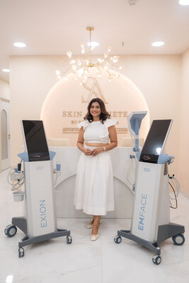 Dr. Sonal Khade Ahuja, Founder of Skin Aesthete with EMFACE & EXION Devices by BTL Aesthetics