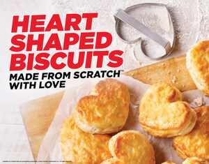 Scratch Made with Love: Hardee's® Heart Shaped Biscuits Return for Valentine's Day with New Iced Coffee