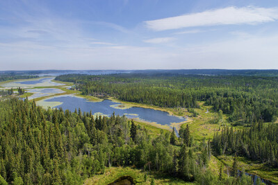 Vue d’ensemble de la région boréale. (Groupe CNW/Canards Illimités Canada)