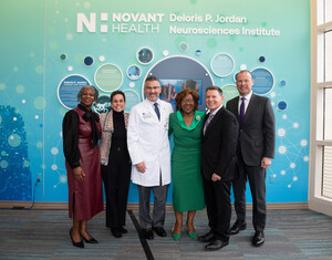 Novant Health dedicates Novant Health Deloris P. Jordan Neurosciences Institute