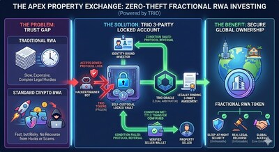 Use Case: Fractional Real-Word Asset (RWA) Property Exchange Powered by TRIO token Collateral Account
