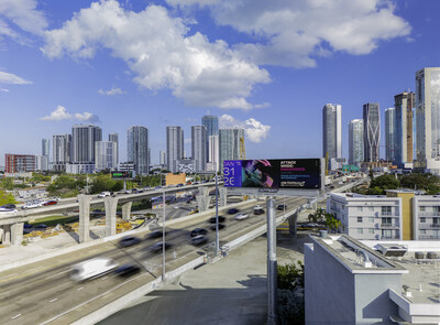 OUTFRONT and Formula E activated a city-wide campaign across South Florida, including high-impact digital billboards and transit media in and around the Hard Rock Stadium and Miami International Autodrome.
