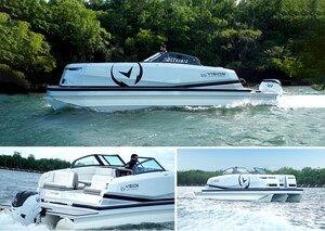 Vision Marine Technologies Unveils Specter Flagship Electric Tritoon Platform