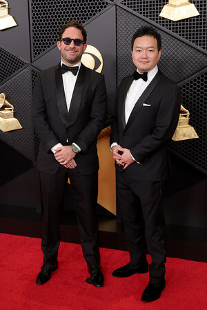 Brandon Silverstein, CEO of Avex Music Group and S10 Entertainment, Celebrates GRAMMY Awards Wins with Writer Kamal Wilson