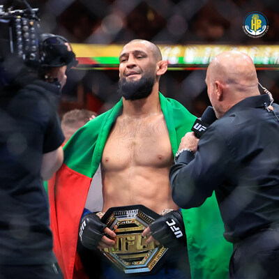 Khamzat Chimaev, UFC Champion, standing up for people in need Khamzat Chimaev, UFC Champion, standing up for people in need