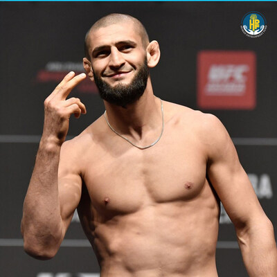Khamzat Chimaev, UFC Champion, stands confidently in front of any challenge Khamzat Chimaev, UFC Champion, stands confidently in front of any challenge