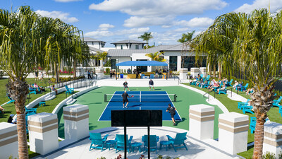 Pickleball is a big deal at Brightmore, with 8 courts plus the stadium experience. (CNW Group/Mattamy Homes Limited)