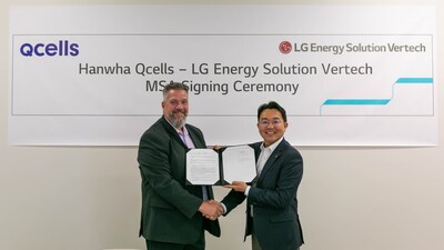Chris Hodrick, CEO of Qcells EPC and Jaehong Park, CEO and President at LG Energy Solution Vertech Chris Hodrick, CEO of Qcells EPC and Jaehong Park, CEO and President at LG Energy Solution Vertech