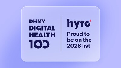 Hyro Named to the 2026 New York Digital Health 100