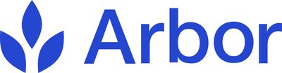 Arbor logo in brand color (dark blue)