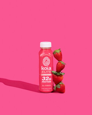 Koia Levels Up Its Elite Line with Creatine, Introducing Highly Requested Strawberry Flavor