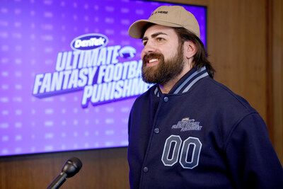 CJ Kempler is crowned recipient of the DenTek® Ultimate Fantasy Football Punishment.