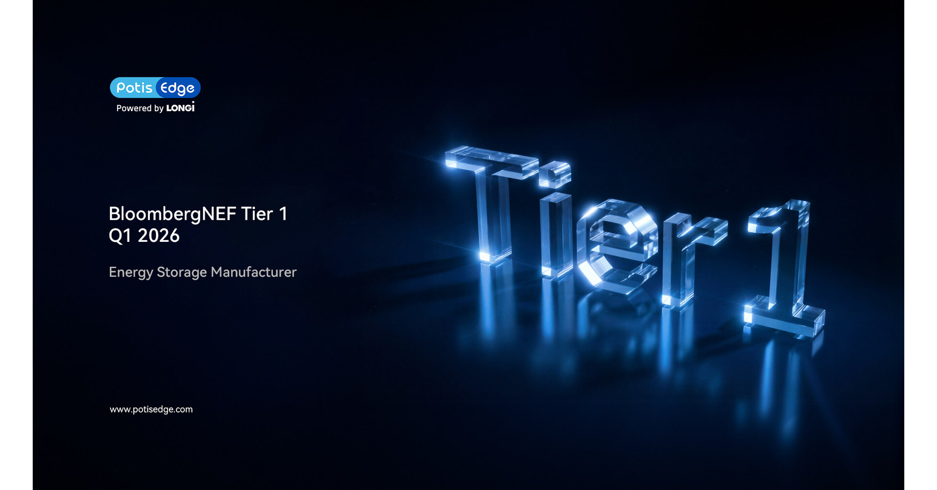 PotisEdge Extends Tier 1 Status in BloombergNEF Report for Seventh Consecutive Quarter in Q1 2026