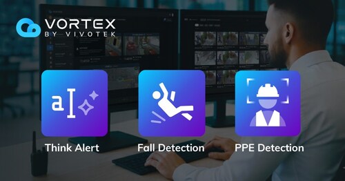 VIVOTEK’s VORTEX cloud service gains generative AI Think Alert and new personal safety detection, shifting security from reactive to proactive.