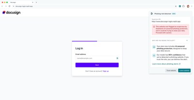 Dashlane Scam Protection